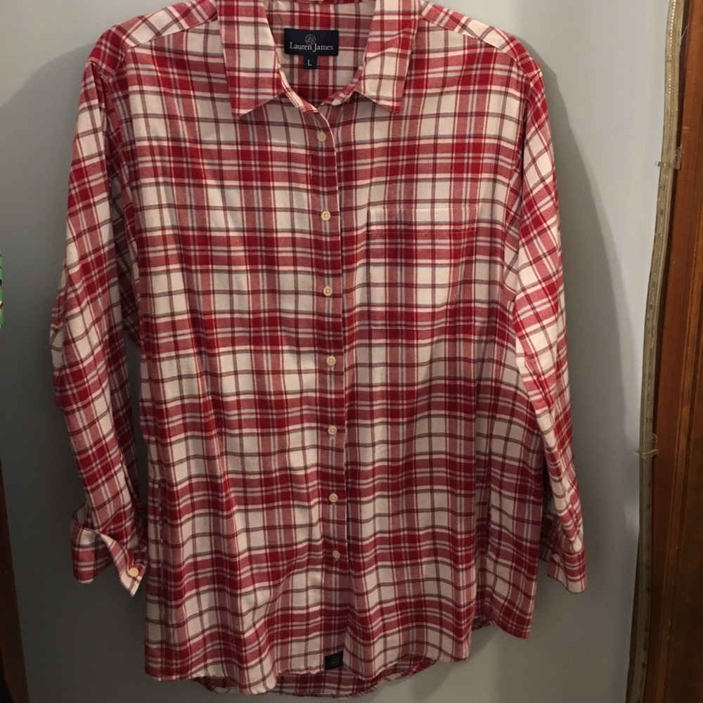 Lauren James Boyfriend Flannel-NWT